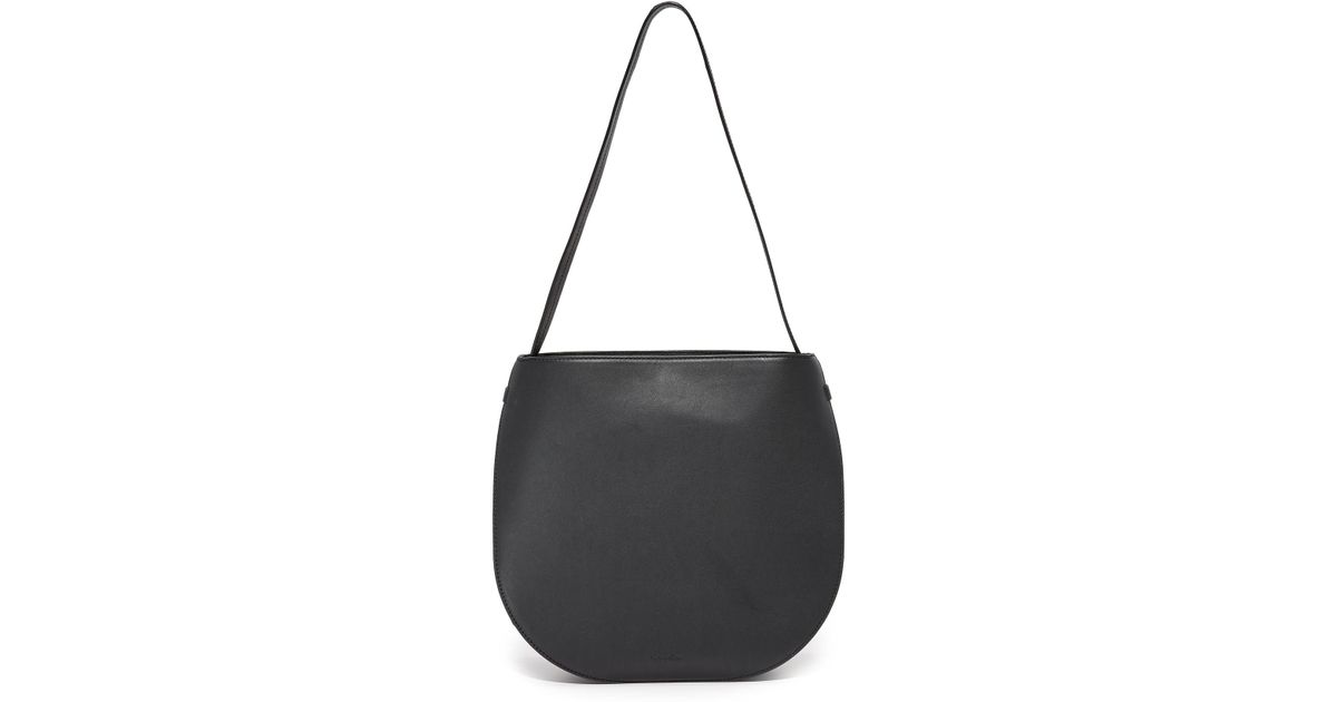 Lyst Steven Alan Helena Half Moon Shoulder Bag In Black