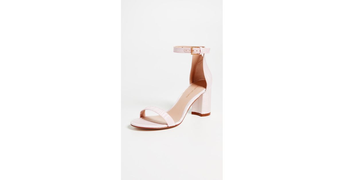 shell pink sandals