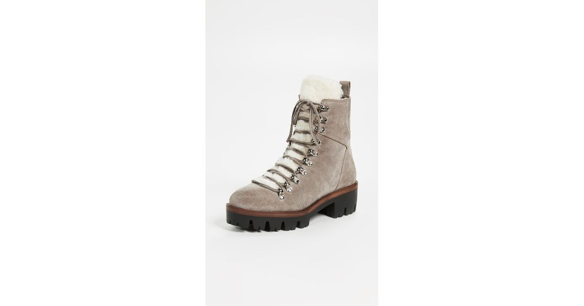 susan sherpa tipped hiker boots