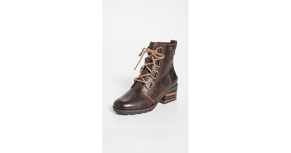sorel cate lace up boot