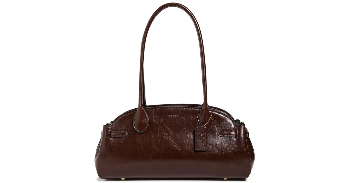 【Coach】Glazed Leather Empire Carryall Bag 34 COACH Glazed Leather Empire Carryall 34 - Macy's