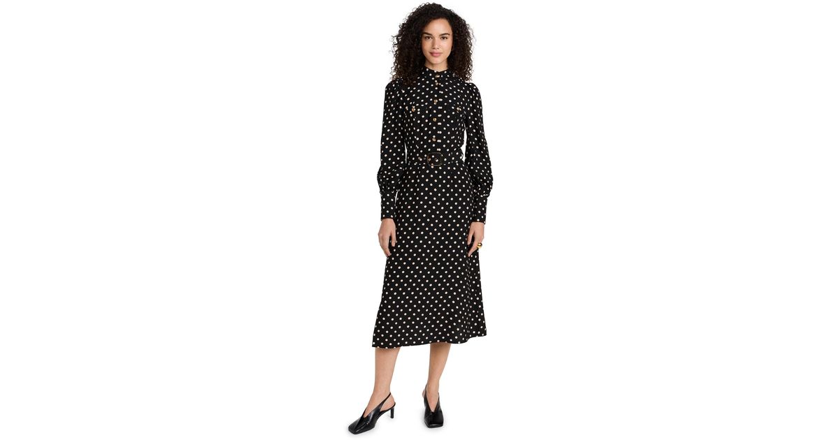 Zimmermann Utility Midi Dress in Black | Lyst
