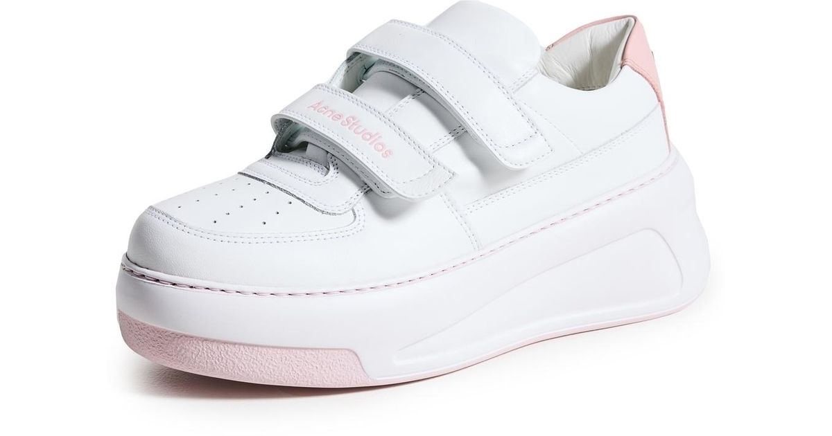 Acne Studios Steffey U Friend Raise Sneakers in White Lyst