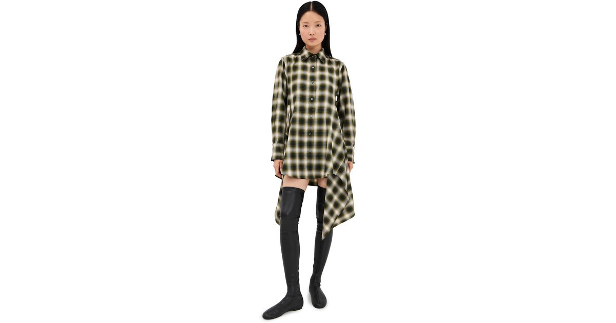 monse cascade shirt dress Monse Cascade Front Shirt Dress
