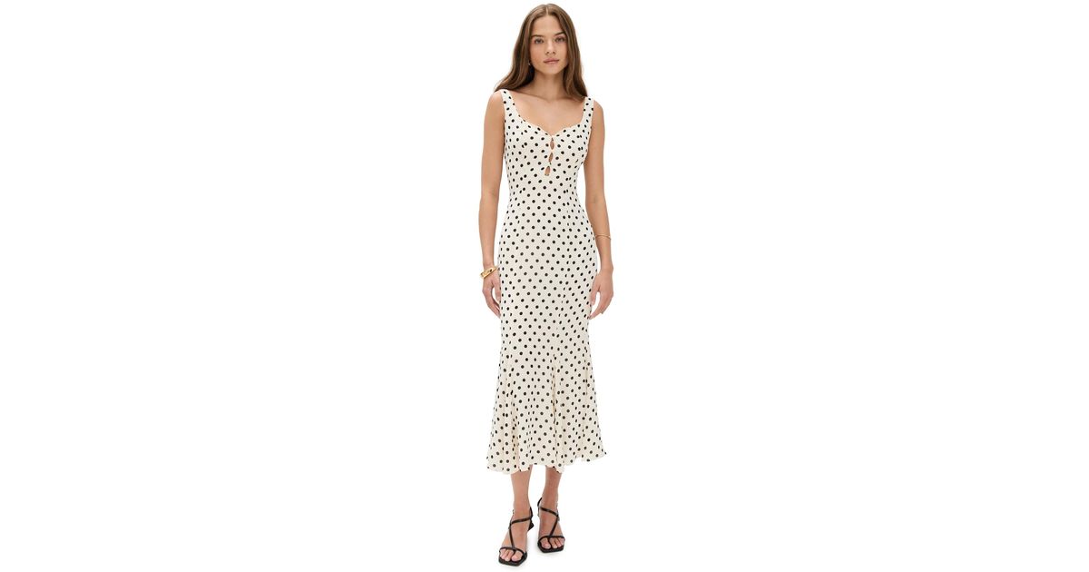 Reformation Laine Dress in White | Lyst