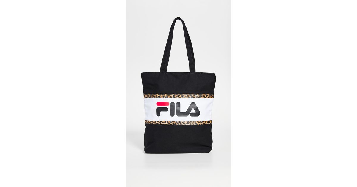 fila tote bag black