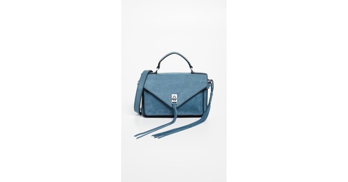 Rebecca Minkoff Small Darren Messenger Bag in Blue Lyst