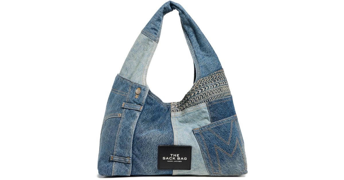 Marc Jacobs The Large Deconstructed Denim Tote bag - Blue