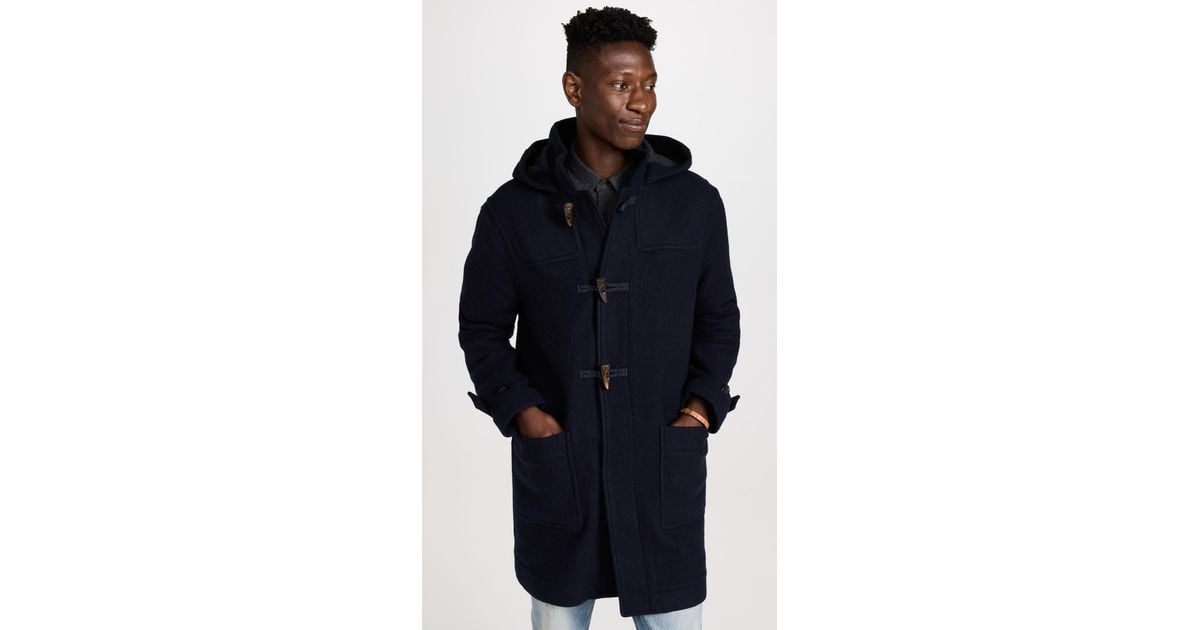 PS by Paul Smith Duffle Coat in Blue for Men Lyst Canada