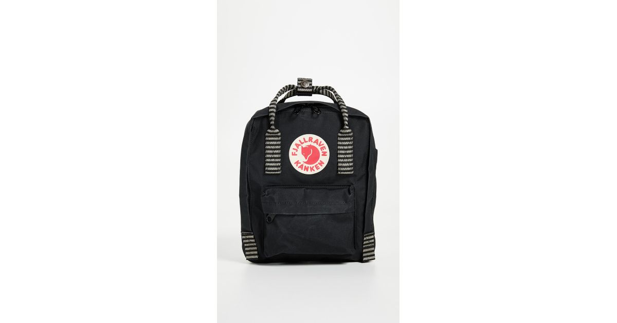 kanken mini backpack black