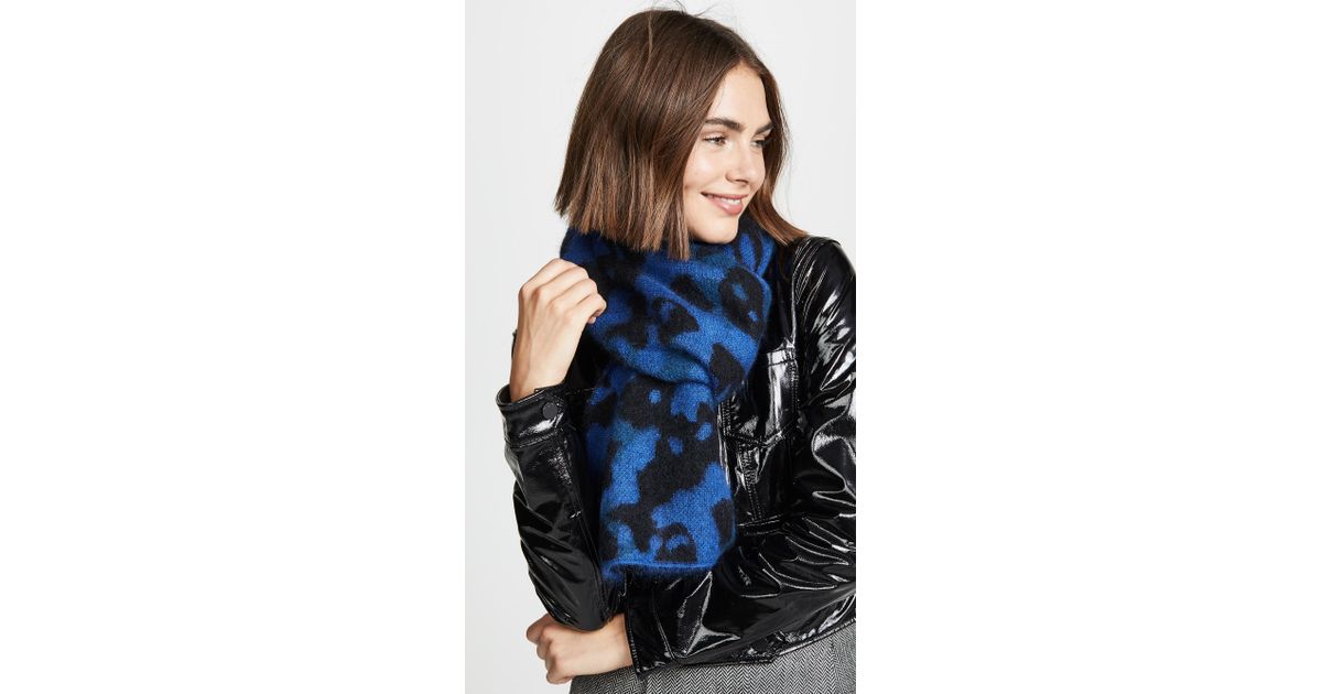 rag and bone leopard scarf