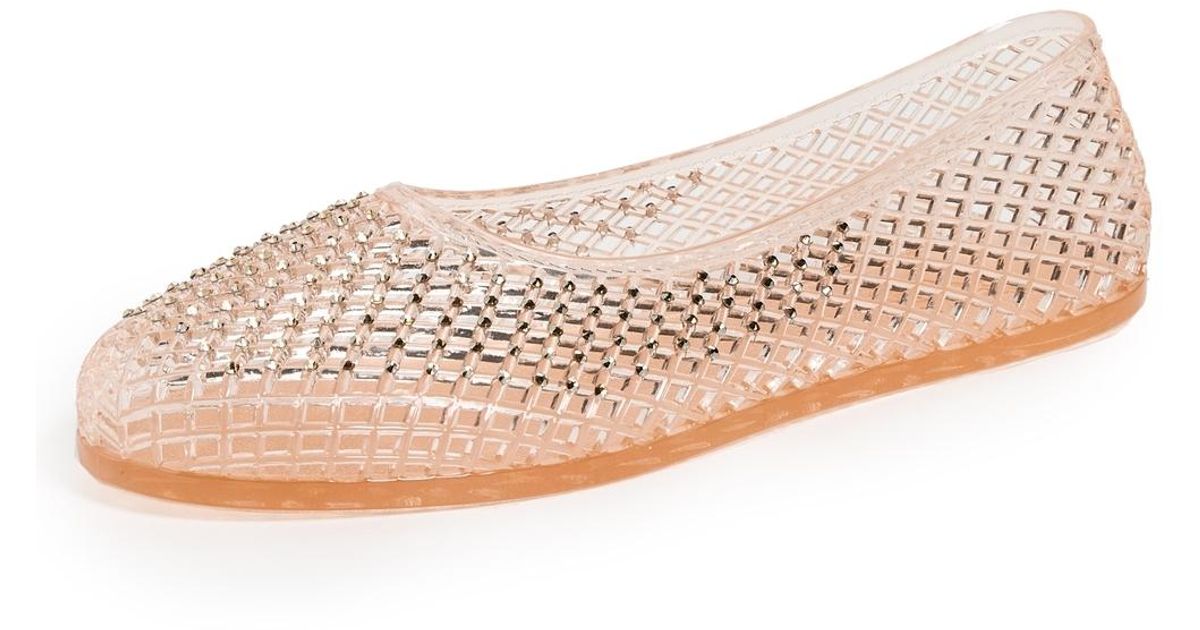 Ancient Greek Sandals Iro Swarovski Crystal Jelly Flats In Natural Lyst ancient-greek-sandals-iro-swarovski-crystal-jelly-flats-in-natural-lyst