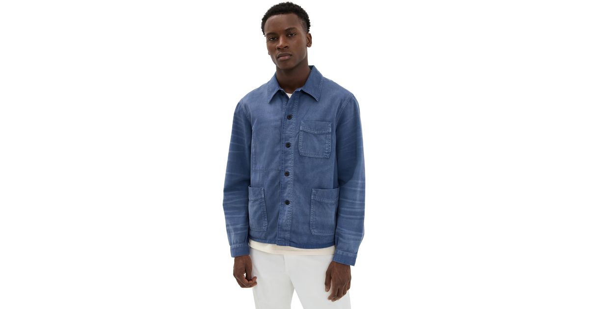 Polo Ralph Lauren Rustic Twill French Workwear Jacket in Blue for Men ...