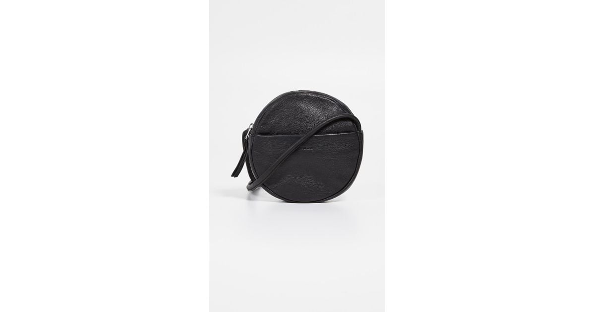 black circle purse