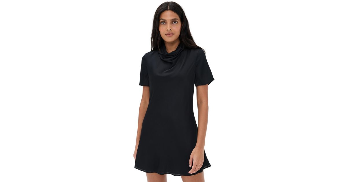 staud iris silk dress STAUD, Iris Silk Dress in Black, Size XL