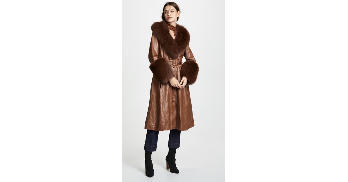 【関税込み】Saks Potts ブラウン Foxy シアリングコート saks-potts-Walnut-Foxy-Coat.jpeg