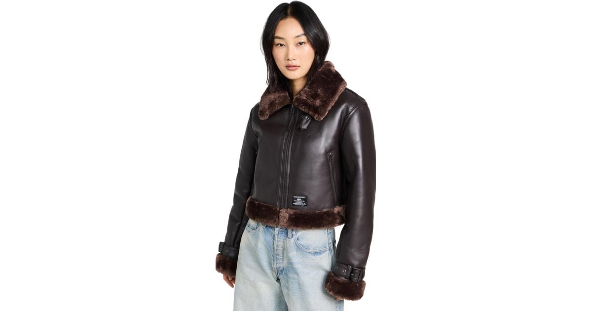 Alpha Industries Irvin Mod Jacket in Black | Lyst
