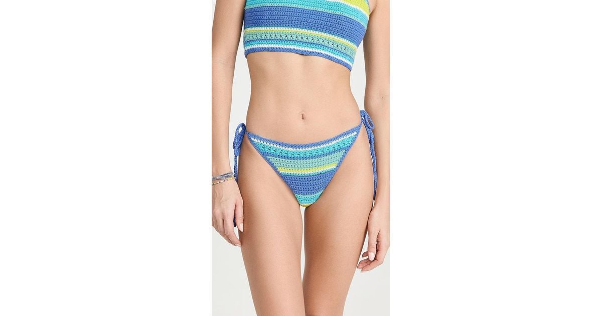 アウターその他 Ganni \"Blue String\" bikini top Light Blue Ganni Blue String Bikini Top – LOZURI®