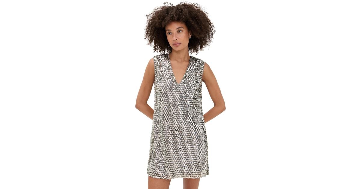 white christmas dresses SIMONMILLER Sculpty Sequin Dress in Choco Brown 0 / Choco Brown