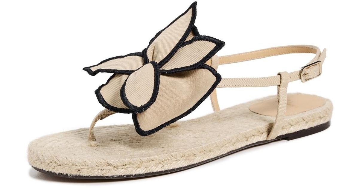 Castañer Poncha Flower Sandals in White | Lyst