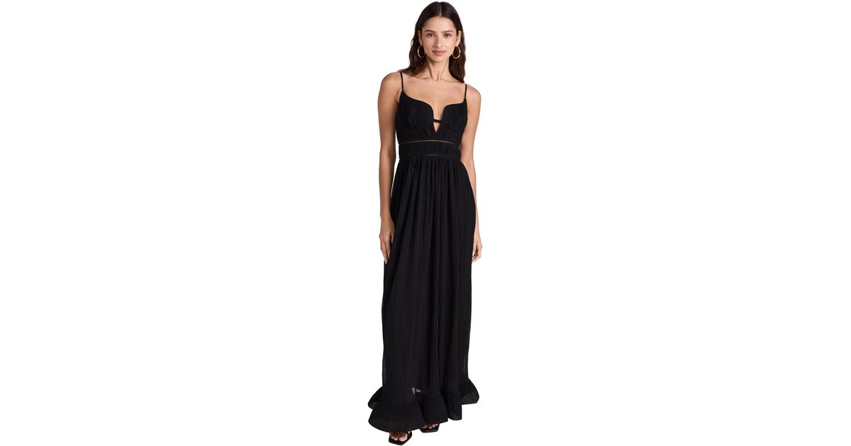 SIMKHAI Maude Bustier Gown in Black Lyst