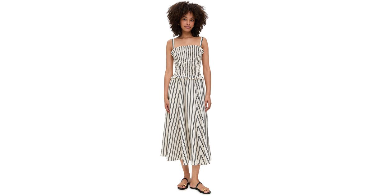 Polo Ralph Lauren Nylon Crinkle A Line Dress in White | Lyst