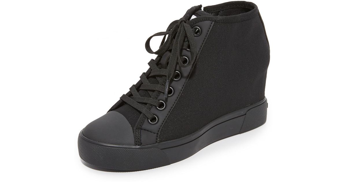 dkny cindy wedge sneakers