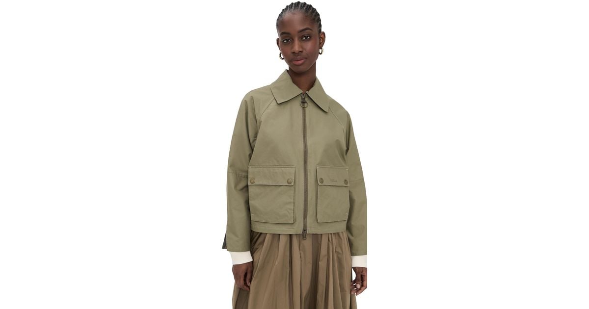 Barbour Tilda Casual Jacket in Natural | Lyst