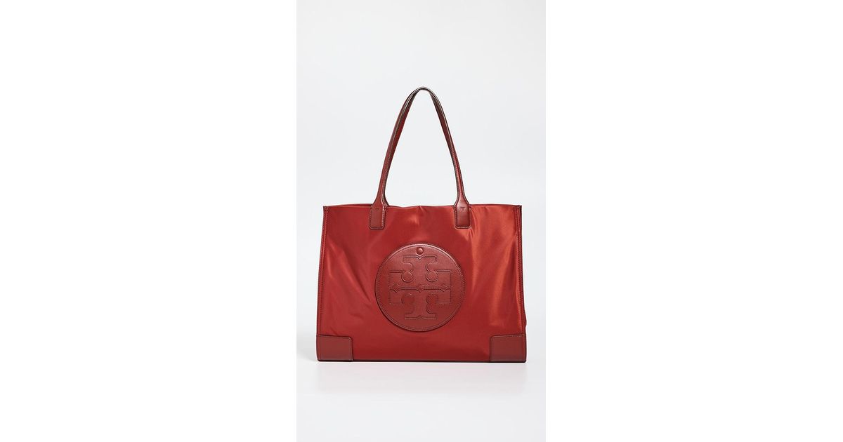 Tory Burch Ella Tote in Red | Lyst