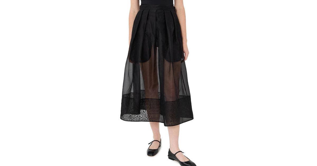 open lace back dress Organza Full Skirt – Tibi Official main image 1