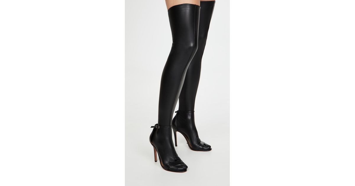 Wolford Edie Overknees Tights in Black 