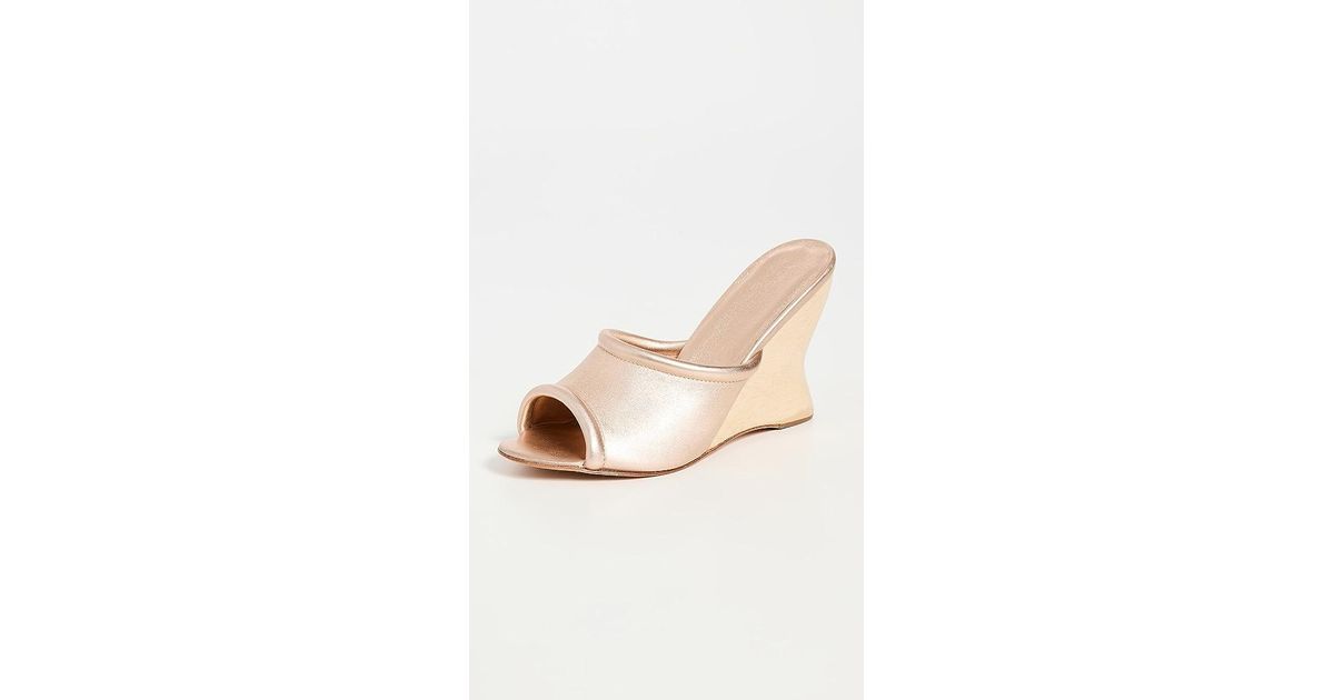 Rachel Comey Cybele Wedge Sandals in Natural | Lyst