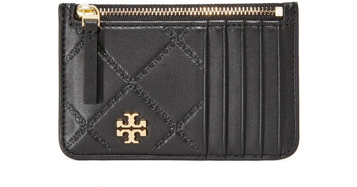 tory burch zip card case