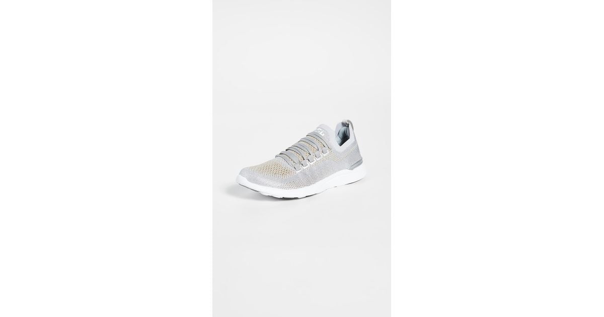 apl silver sneakers