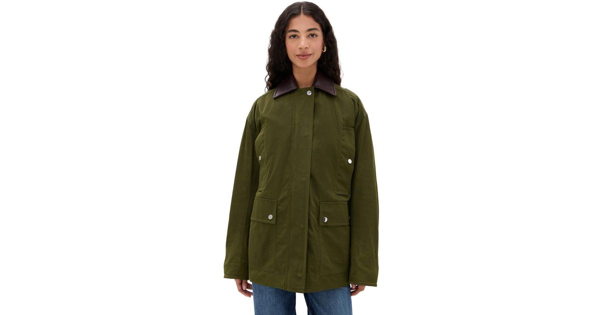 A.L.C. A. L.C. Theo Barn Jacket in Green | Lyst