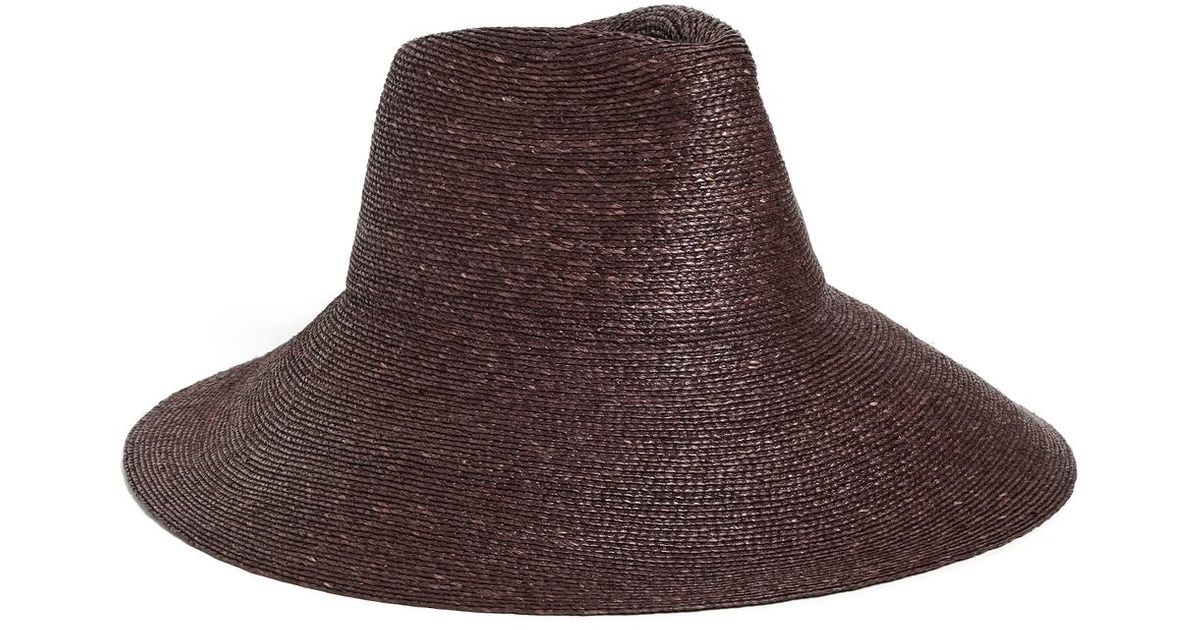 Janessa Leone Colette Hat in Chocolate goop | Colette Hat main image 2