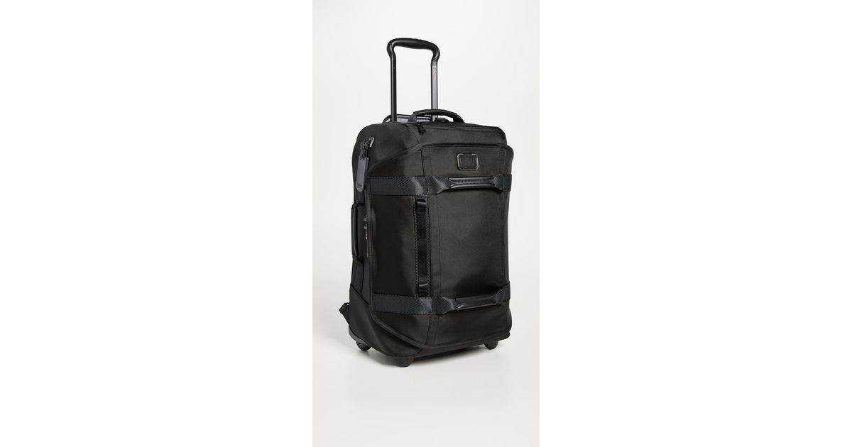 Tumi Alpha Bravo Wheeled Duffel Carryon in Black Lyst