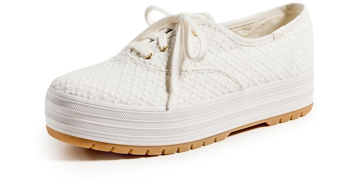 Keds The Platform Lug Weatherized – Stivaletti Alla Caviglia Donna Con Suola Platform, Pelle E Tomaia In Tela Splash