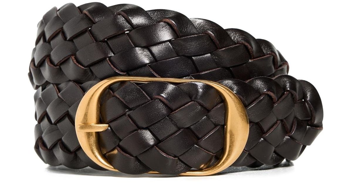 Nili Lotan Braided Nili Belt in Black | Lyst Canada