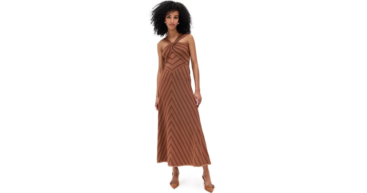 Zimmermann Illuminate Halter Dress | Lyst Canada