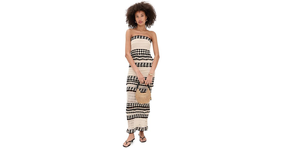 line and dot crochet dress Line and Dot: Wandering Crochet Dress