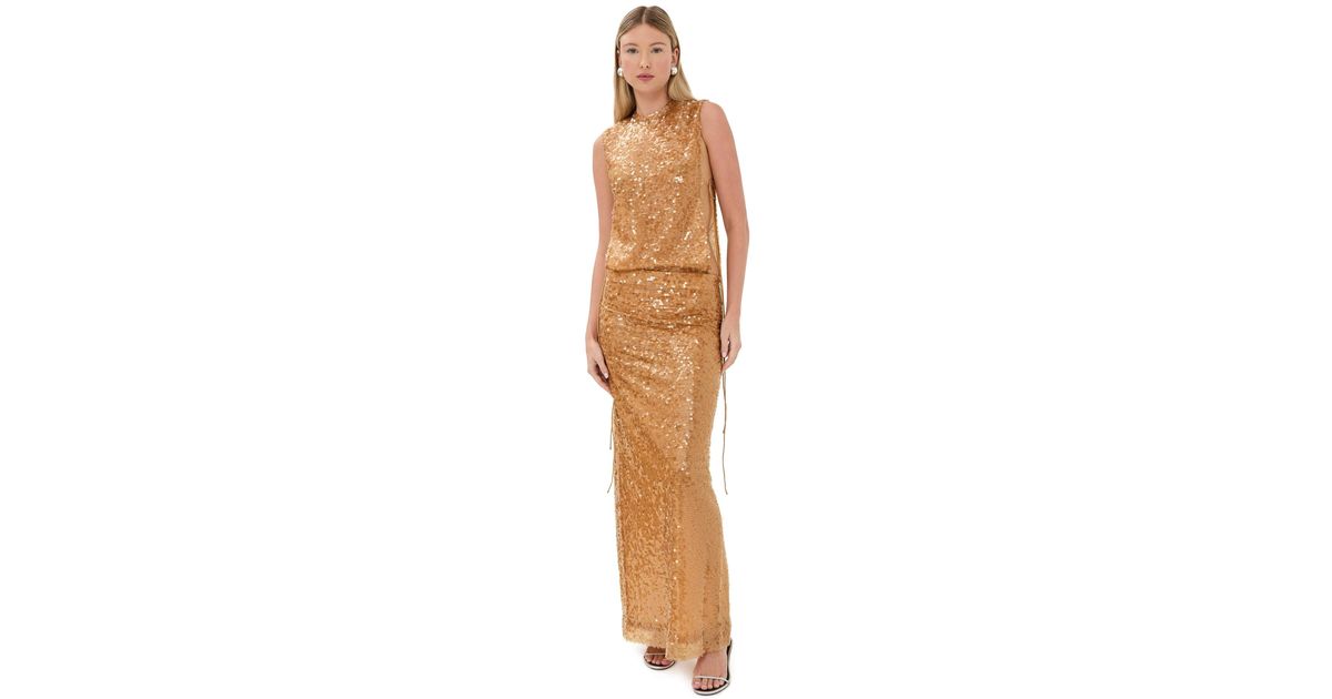 christopher esber sequin dress Christopher Esber Sequin-embellished Maxi Dress
