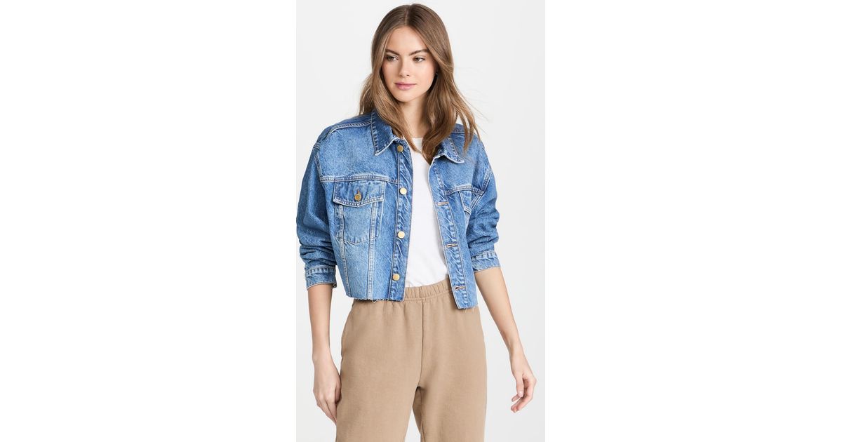 Triarchy Denim X Josephine Skriver Jacket in Indigo (Blue) | Lyst