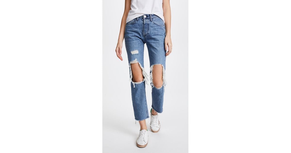 3x1 higher ground boyfriend crop jeans