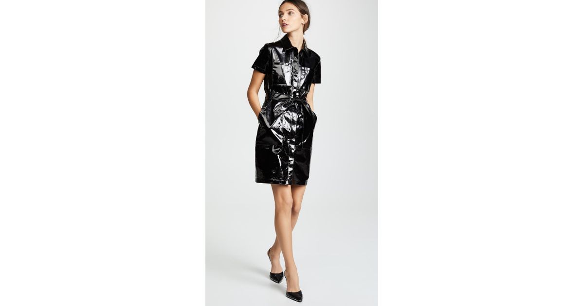 chinese dress ladies Katie J NYC Juniors Eddie Vegan Leather Dress – I Love Sweet Treatz main image 1