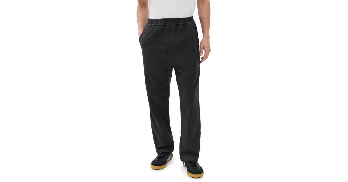 Citizens of Humanity French Terry Pull On Pants in Black for Men | Lyst