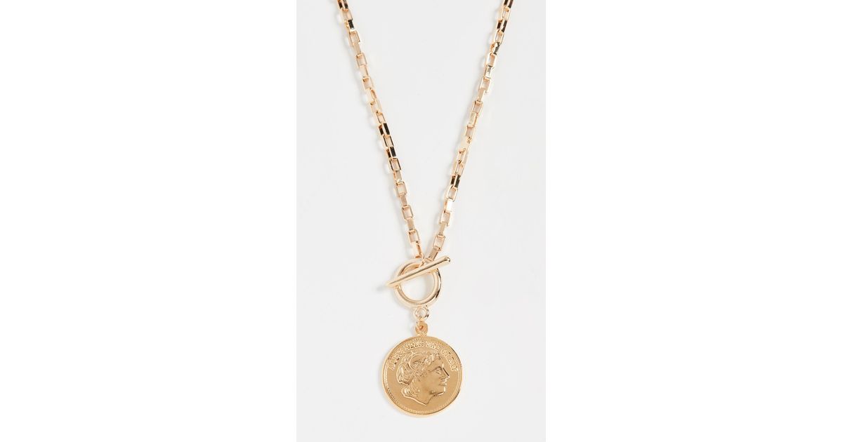 Shashi Maverick Necklace in Gold (Metallic) - Lyst