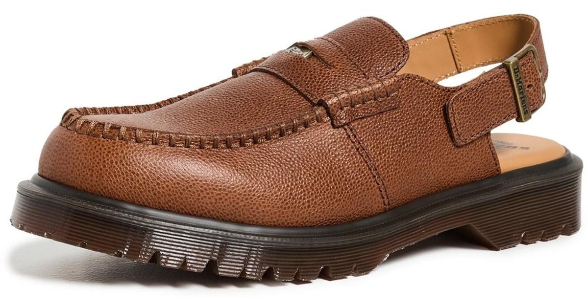 Martens Penton Slingback Loafers in Brown Lyst Canada