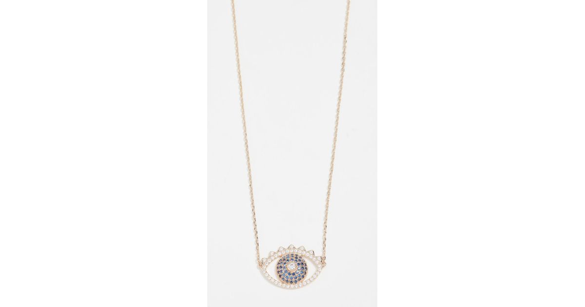kenzo eye necklace