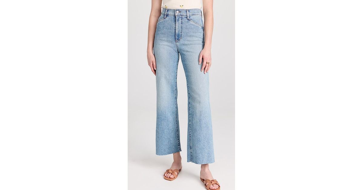 FAVORITE DAUGHTER The Mischa Super High Rise Wide Leg Ankle Jeans in ...